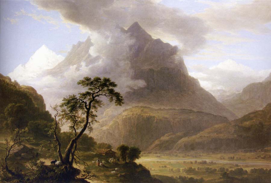 Asher Brown Durand Alpine View,Near Meyringen